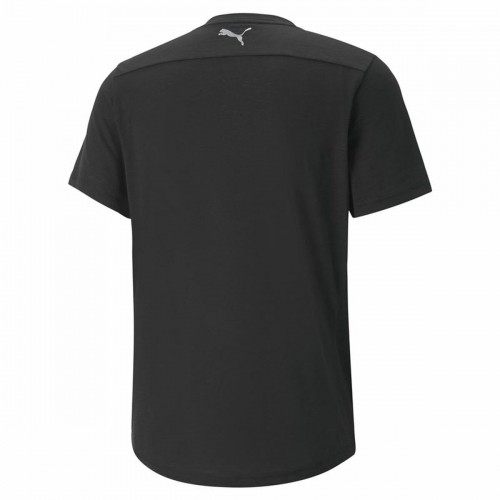 Vīriešu Krekls ar Īsām Piedurknēm Puma Performance Logo Melns image 3
