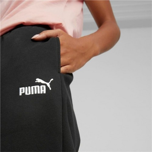 Pieaugušo Sporta Tērpu Bikses Puma ESS+ Embroidery High-Waist Dāma Melns image 3