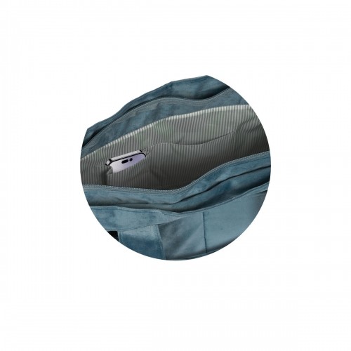Autiņbiksīšu maiņas soma Safta Leaves Tirkīzs (46 x 26 x 15 cm) image 3