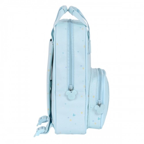 Школьный рюкзак Mickey Mouse Clubhouse Светло Синий (20 x 28 x 8 cm) image 3