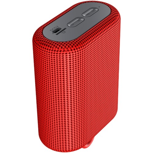 Canyon BSP-4 Bluetooth Speaker, BT V5.0, BLUETRUM AB5365A, TF card support, Type-C USB port, 1200mAh polymer battery, Red, cable length 0.42m, 114*93*51mm, 0.29kg image 3