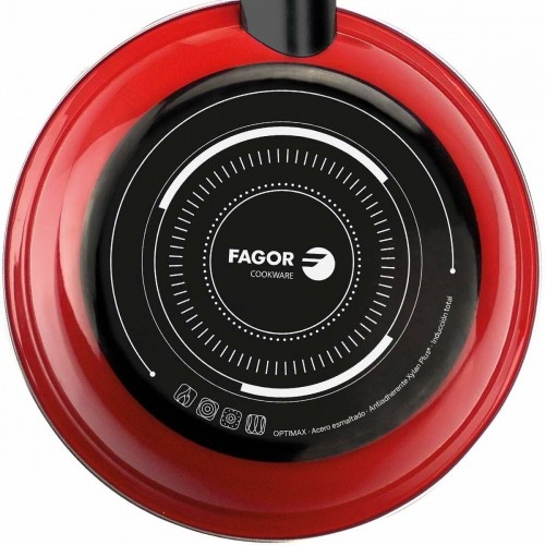 Сковорода FAGOR Optimax Красный Эмалированная сталь (Ø 28 cm) image 3