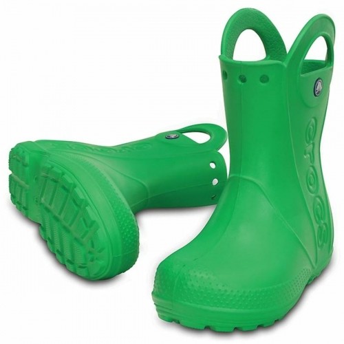Bērnu zābaciņi Crocs Handle It Rain Zaļš image 3