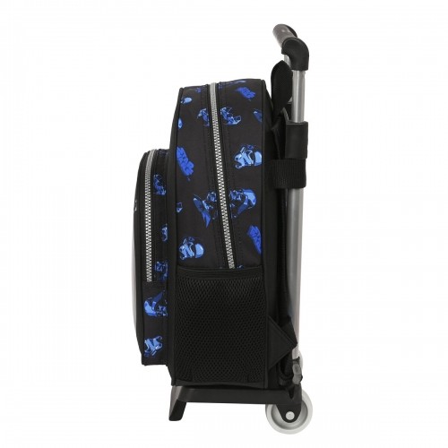 Школьный рюкзак с колесиками Star Wars Digital escape Чёрный (27 x 33 x 10 cm) image 3