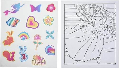 Disney Princess CRAYOLA Princeses krāsojamā grāmata ar uzlīmēm image 3