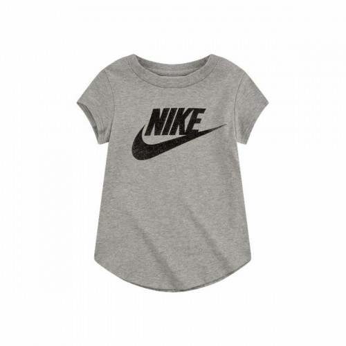 Krekls ar Īsām Piedurknēm Bērniem Nike Futura SS Pelēks image 3