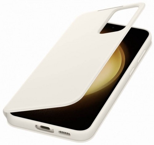 EF-ZS916CUE Samsung Clear View Cover for Galaxy S23+ Cream image 3