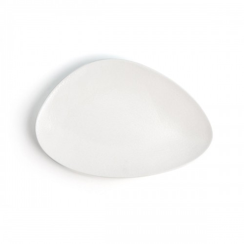 Плоская тарелка Ariane Antracita Trijstūra motīvi Keramika Balts (Ø 29 cm) (6 gb.) image 3
