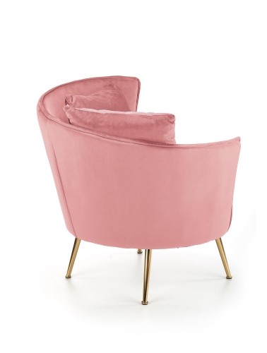 Halmar ALMOND leisure chair color: pink image 3