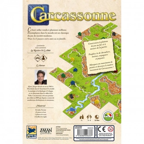 Spēlētāji Asmodee Carcassonne (FR) image 3