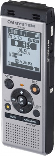 Olympus OM System диктофон WS-882, серебристый image 3