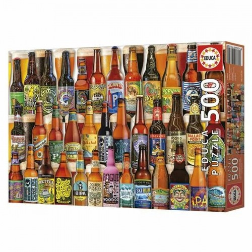 Puzle un domino komplekts Educa Craft Beer 500 Daudzums image 3