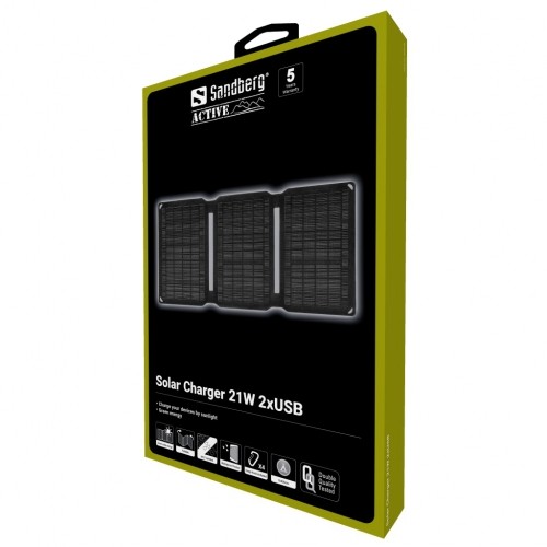 Sandberg 420-70 Solar Charger 21W 2xUSB image 3