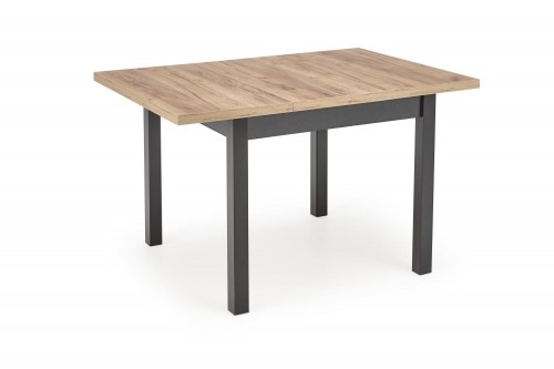 Halmar TIAGO SQUARE extensions table, craft oak / black image 3