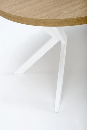 Halmar PERONI extension table, gold oak / white image 3
