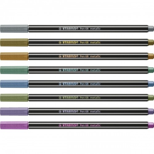 Набор маркеров Stabilo Pen 68 metallic 8 Предметы Разноцветный image 3