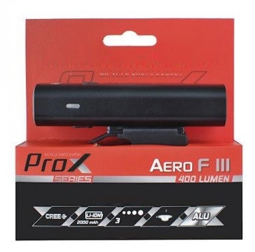 Priekšējais lukturis ProX Aero F III 1-LED 400Lm USB image 3