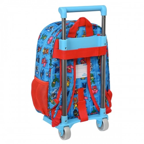 Школьный рюкзак с колесиками PJ Masks 26 x 34 x 11 cm Синий image 3
