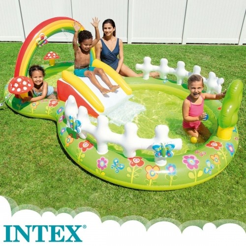 Bērnu baseins Intex 450 L 54 kg Dārzs Spēļu laukums 180 x 104 x 290 cm (2 gb.) image 3