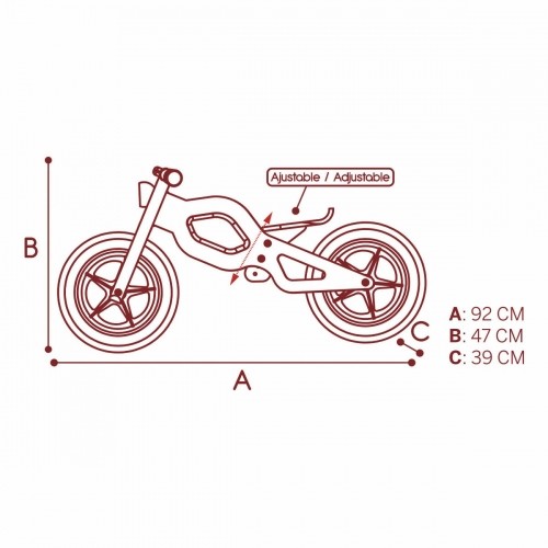 Bērnu velosipēds Woomax Classic 12" Bez pedāļiem image 3