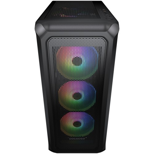 Cougar Gaming Archon 2 Mesh RGB (Black) 385CC50.0001 Case Archon2 Mesh RGB -Black / Mini tower / 3 ARGB fans /TG transparant side window/Black image 3
