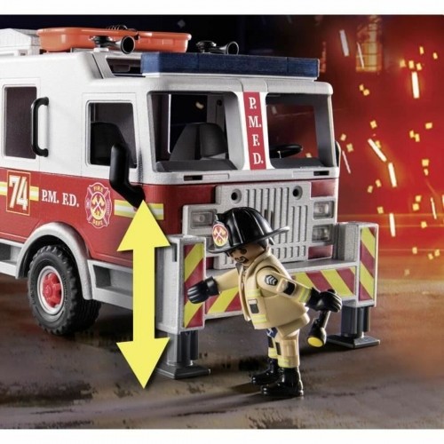 Набор машинок   Playmobil Fire Truck with Ladder 70935         113 Предметы image 3