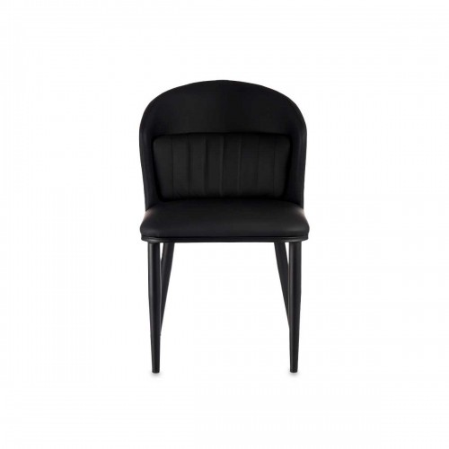 Gift Decor atzveltnes krēsls Apaļš Melns Tērauds 51 x 83,5 x 54 cm (2 gb.) image 3