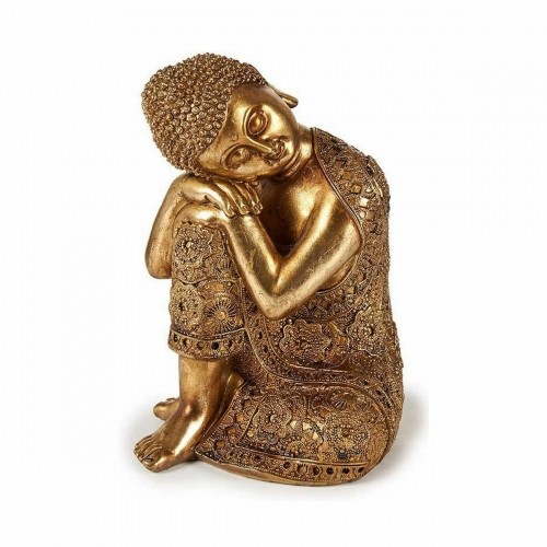 Gift Decor Декоративная фигура Будда Сидя Позолоченный 20 x 30 x 20 cm (4 штук) image 3