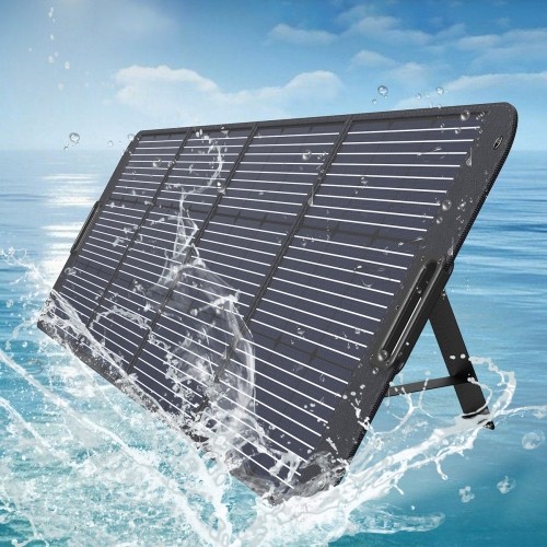 Портативное солнечное зарядное устройство Choetech мощностью 200 Вт с черной солнечной панелью (SC011) image 3