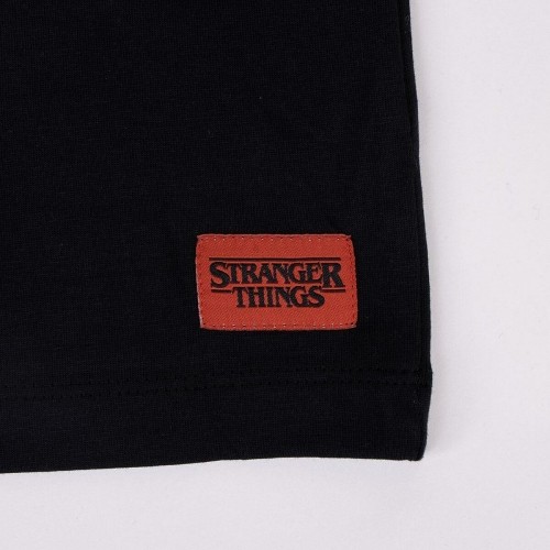 Krekls ar Īsām Piedurknēm Bērniem Stranger Things Melns image 3