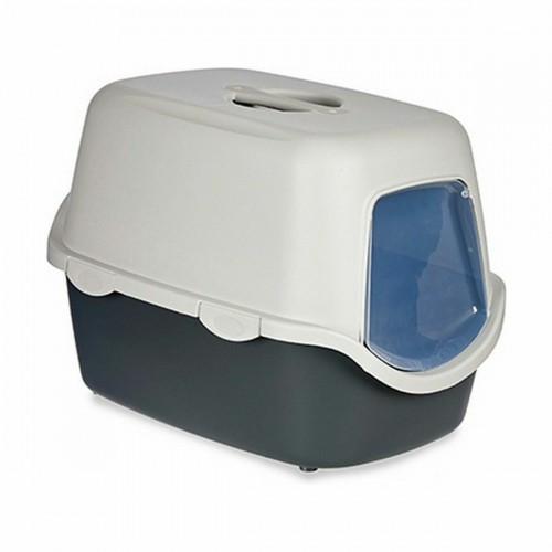 Ящик для кошачьего туалета Stefanplast Антрацитный Светло-серый Пластик 56,5 x 39,5 x 39 cm (20 штук) image 3