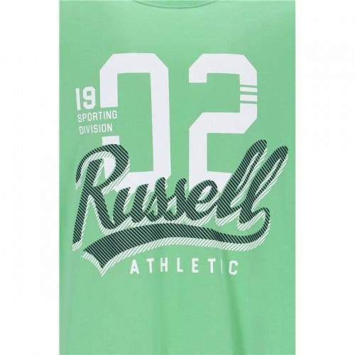 Krekls ar Īsām Piedurknēm Russell Athletic Amt A30101 Zaļš Vīriešu image 3