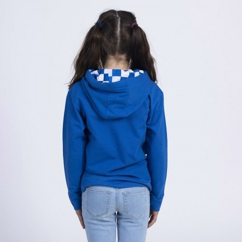 Džemperis Meitenēm ar Kapuci Sonic Zils image 3