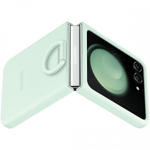 Etui Samsung EF-PF731TMEGWW Z Flip5 F731 zielony|ocean green Silicone Case with Ring image 3