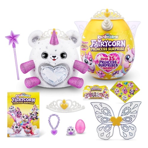RAINBOCORNS plīša rotaļlieta ar piederumiem "Fairycorn Princess", 6 sērija, 9281 image 3