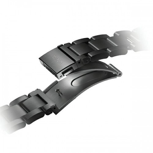 UNIQ pasek Osta Apple Watch 42|44|45| 49mm Series 1|2|3|4|5|6|7|8|SE|SE2|Ultra Stainless Steel czarny|midnight black image 3