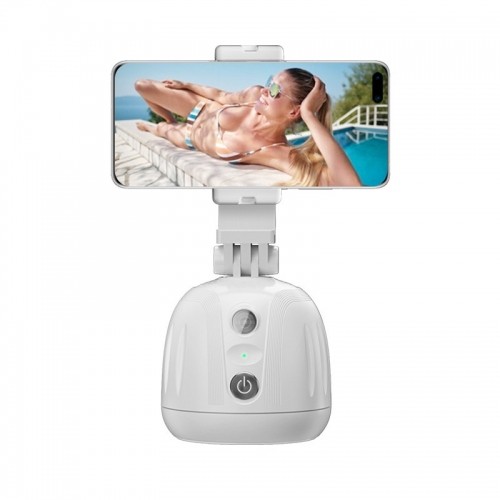OEM Phone holder with 360° face tracking P5 white image 3