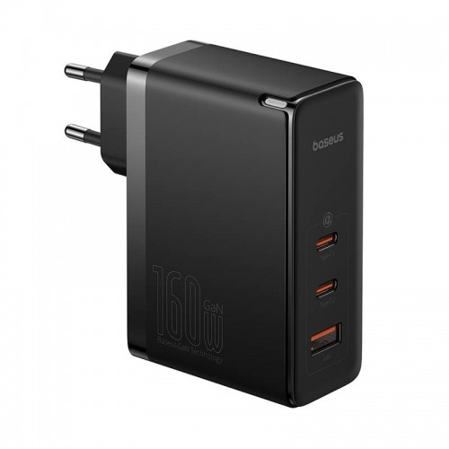 Wall charger Baseus GaN5 Pro 2xUSB-C + USB, 160W (black) image 3