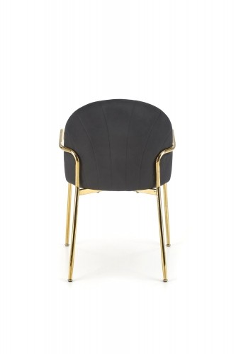 Halmar K500 chair, beige / black image 3