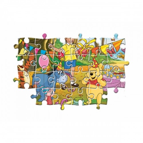 Puzle un domino komplekts Winnie The Pooh Clementoni 24201 SuperColor Maxi 24 Daudzums image 3