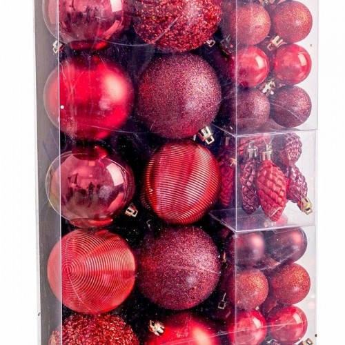 Bigbuy Christmas Ёлочные шарики Красный (50 штук) image 3