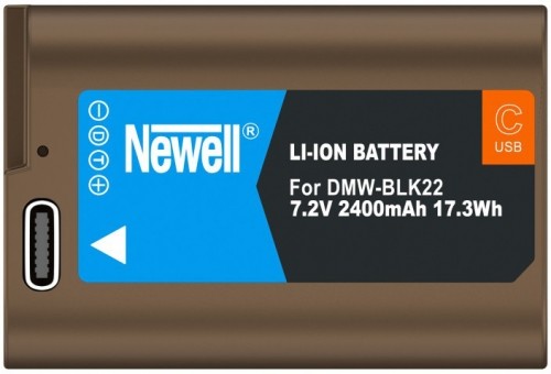 Newell аккумулятор Panasonic DMW-BLK22 USB-C image 2