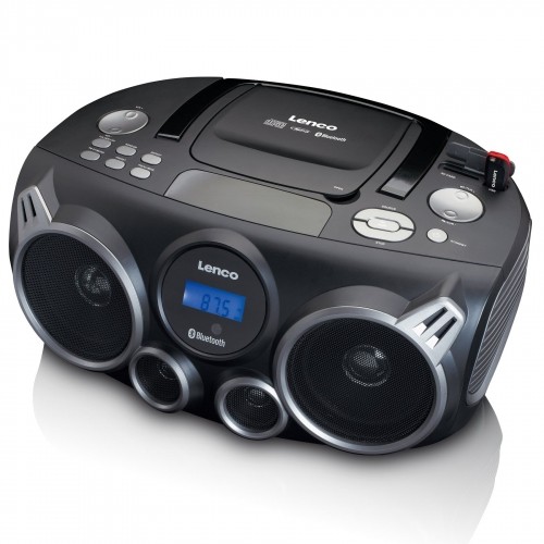 Portable Bluetooth/CD/FM radio, black Lenco SCD100BK image 3