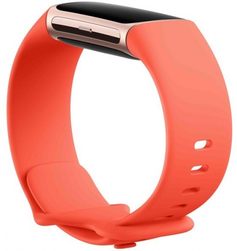 Fitbit Charge 6, coral/champagne gold image 3