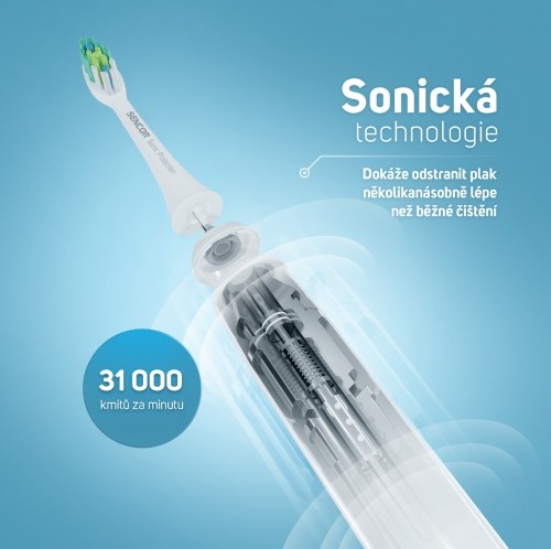 Electric toothbrush Sencor SOC4010BL, black image 3