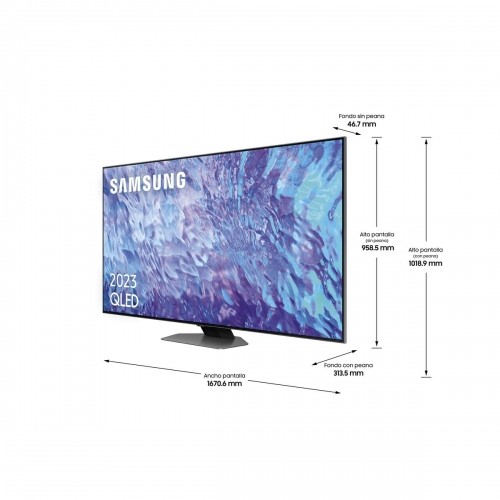 Смарт-ТВ Samsung TQ75Q80CAT 75" 4K Ultra HD HDR QLED AMD FreeSync image 3