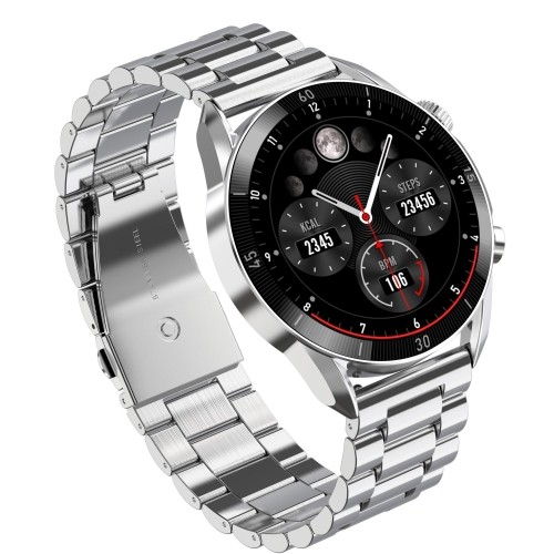 Garett Smartwatch V10 Leather / AMOLED / Bluetooth / IP68 / Backlit display / Sports modes Умные часы image 3