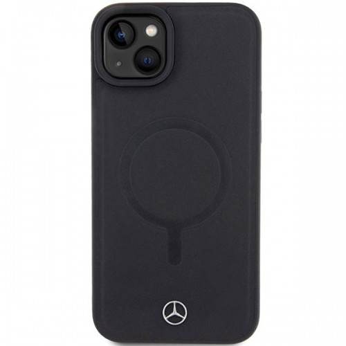 Mercedes-amg Mercedes Smooth Leather MagSafe Back Case Защитный Чехол для Apple iPhone 15 Plus image 3