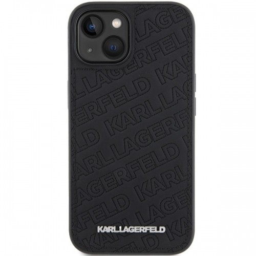 Karl Lagerfeld KLHCP15MPQKPMK iPhone 15 Plus 6.7" czarny|black hardcase Quilted K Pattern image 3