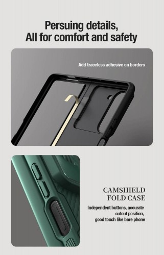 OEM Nillkin CamShield Fold Case for Samsung Galaxy Z Fold 5 5G green (pen holder) image 3